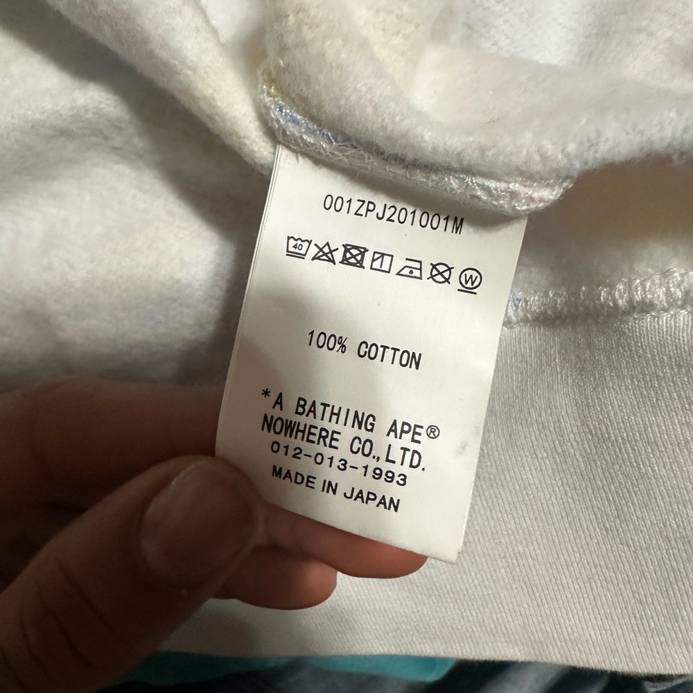 Bape multi 2nd camo hoodie